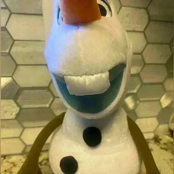 Disney Frozen Olaf Plush Snowman white Stuffed Animal Toy Christmas - Picture 3 of 5